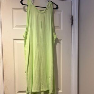FP Movement by Free People Hot Shot Mini Tank Dress in Neon Lime S